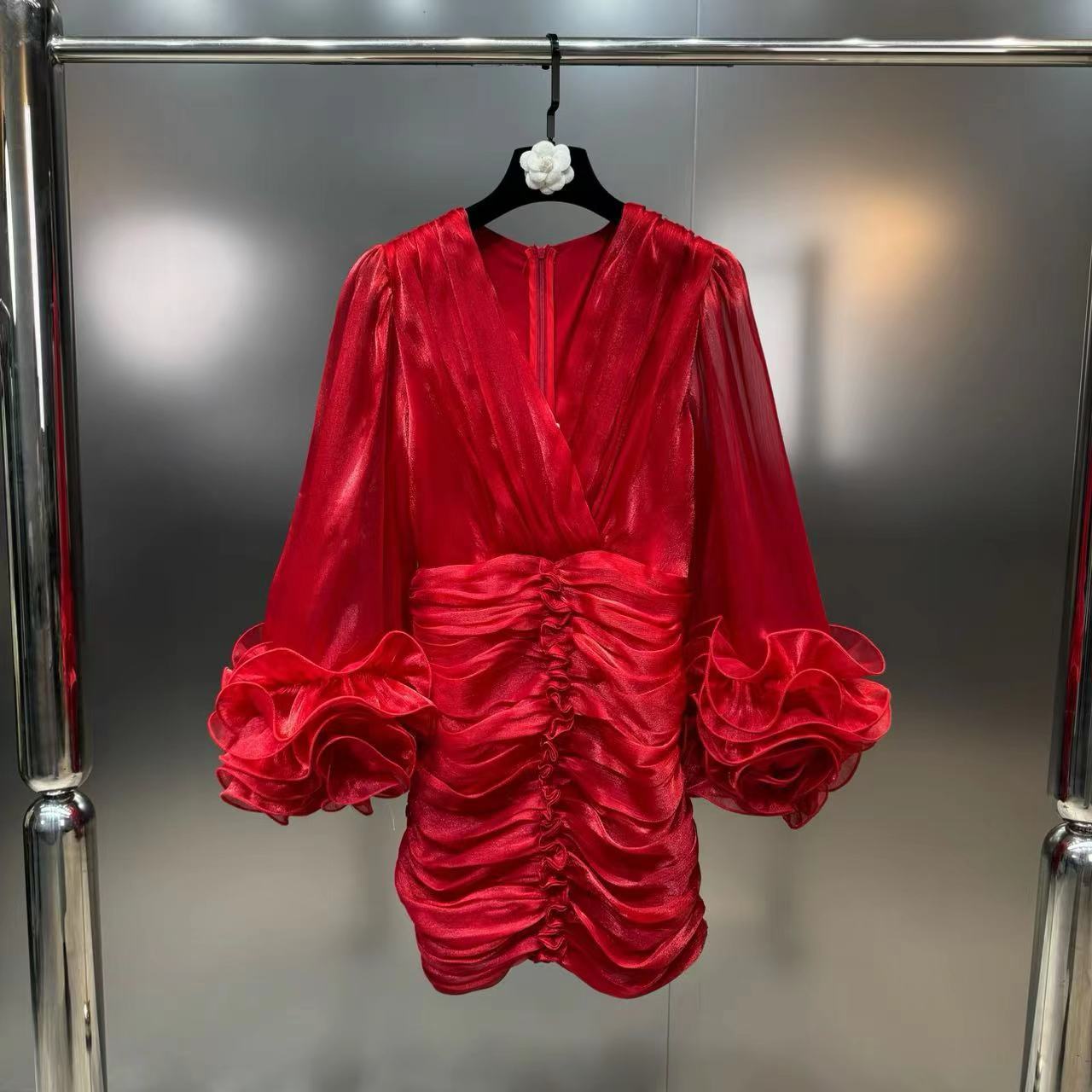 Three-dimensional Flower Dress