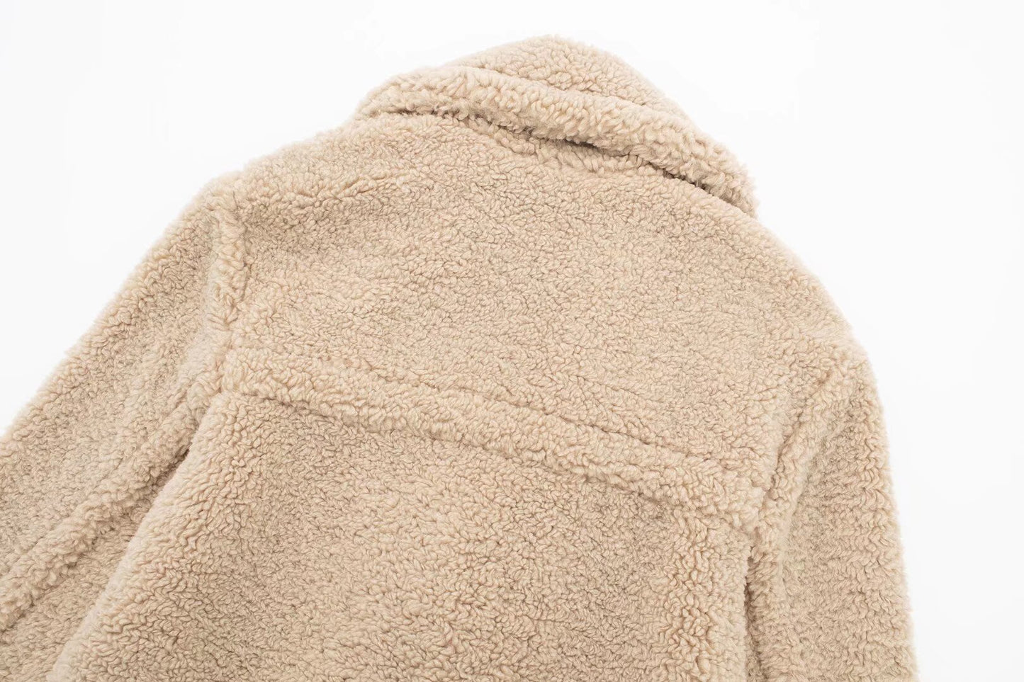 Lapel Thickened Teddy Coat