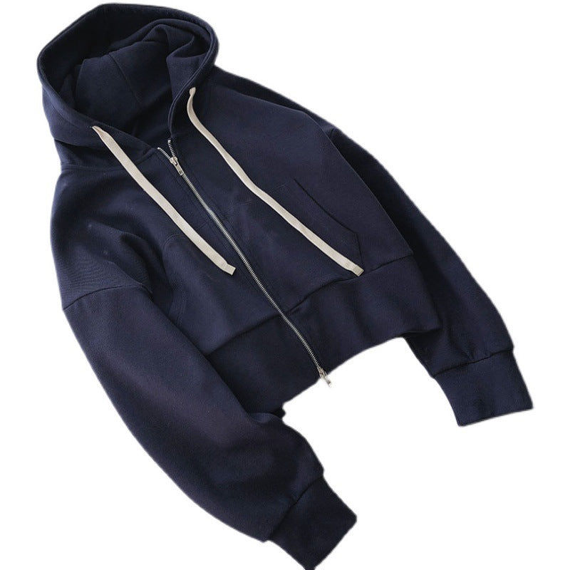 Cotton Short Hoodie