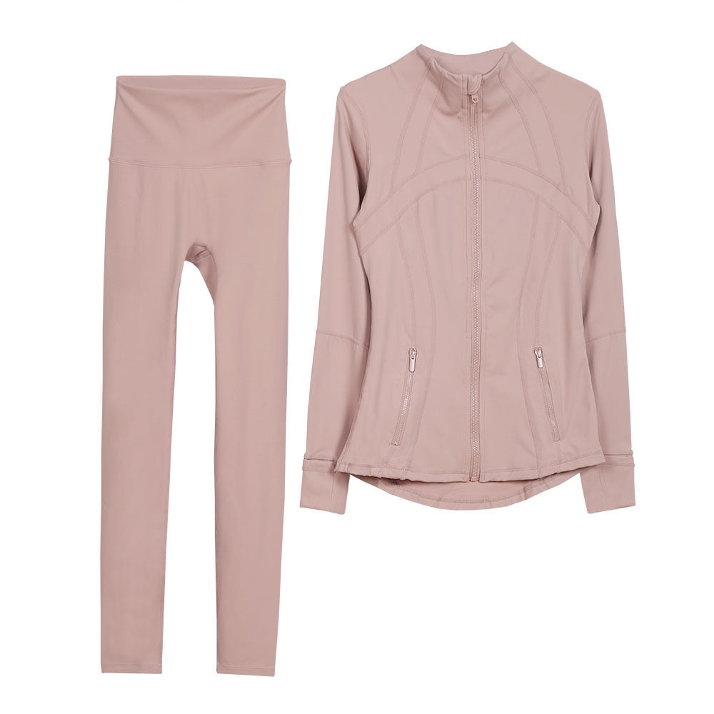 Sports jacket legging Set pale pink