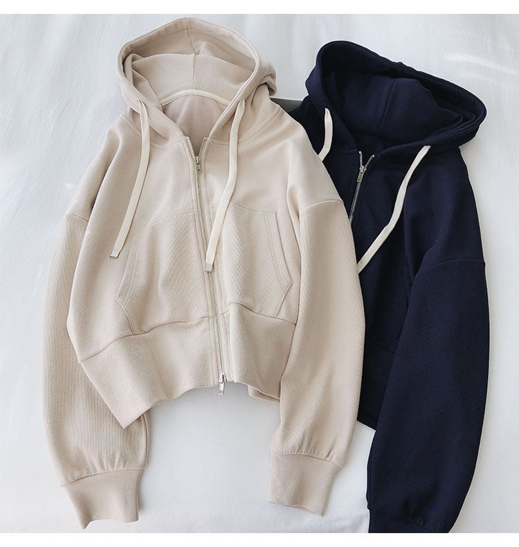 Cotton Short Hoodie