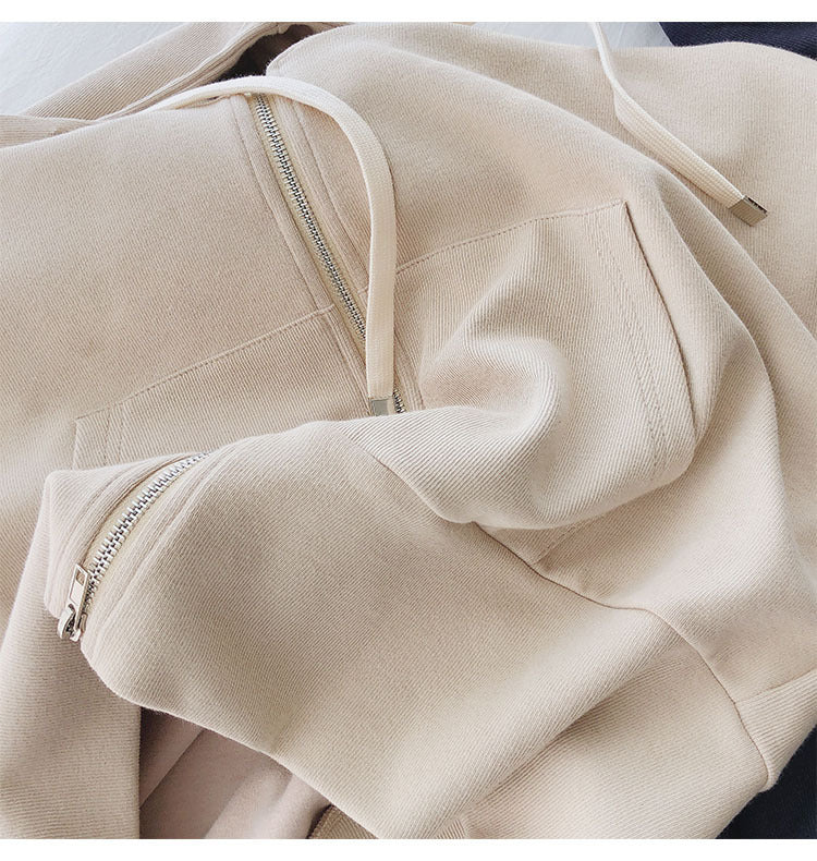 Cotton Short Hoodie
