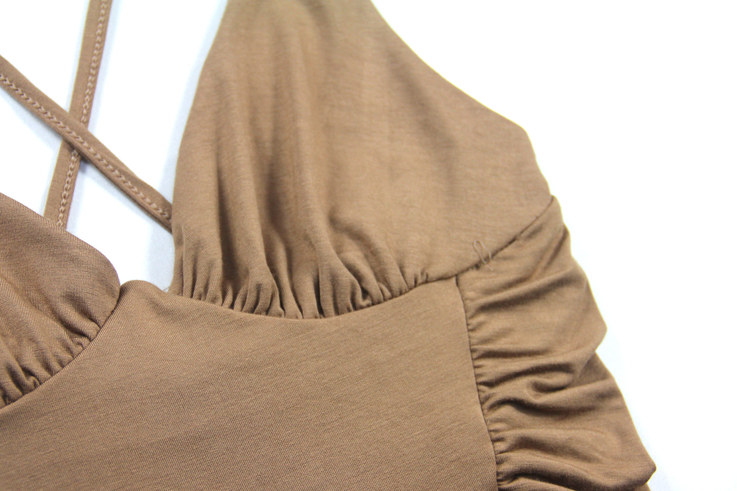 Deep V-neck Backless Short Dress