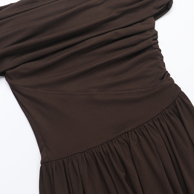 Elegant Off-Shoulder Tube Dress
