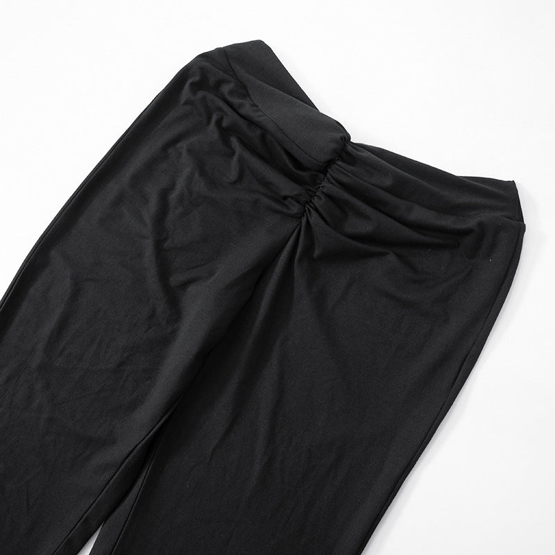Line Zipper Hooded Set