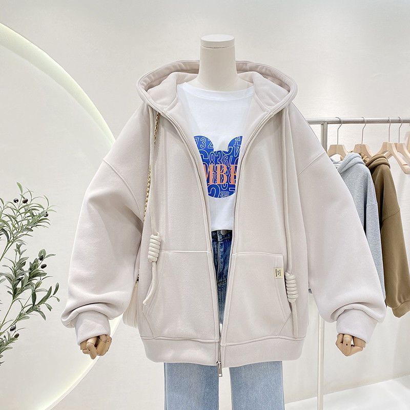 Fleece-lined Hooded Sweater