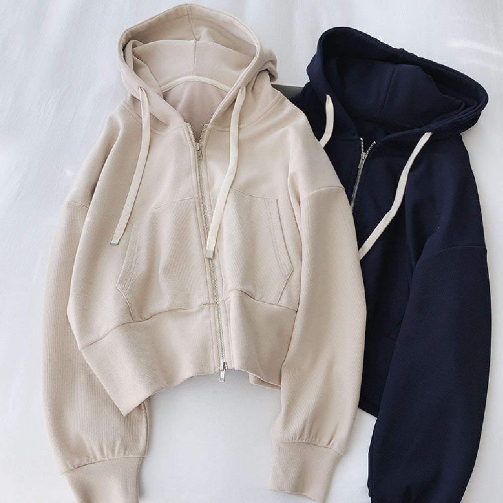 Cotton Short Hoodie