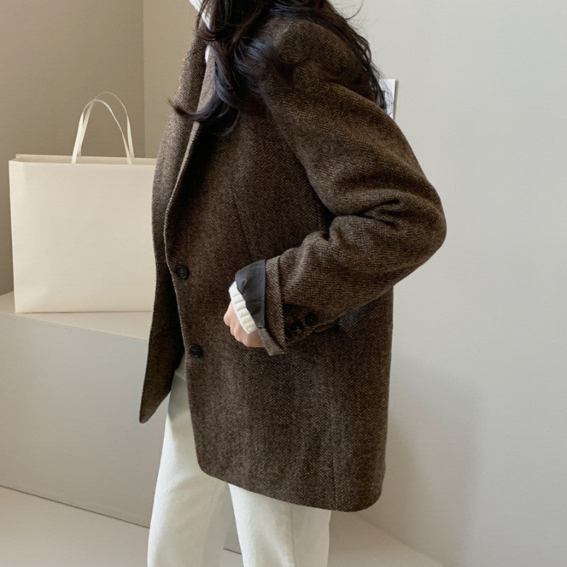Solid Wool Blazer