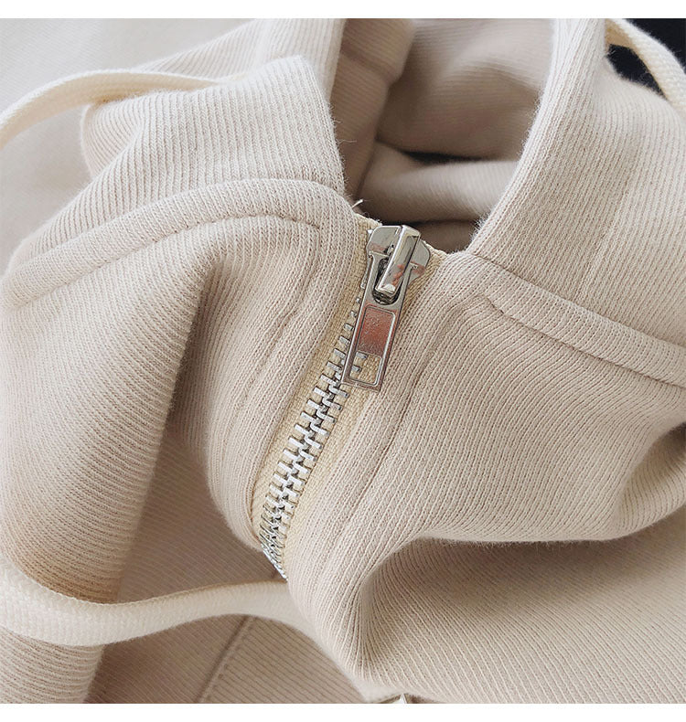 Cotton Short Hoodie