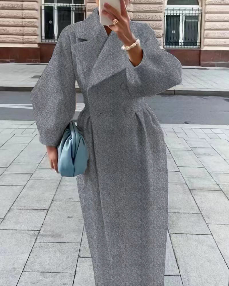 Lantern Sleeves Lapel Jacket