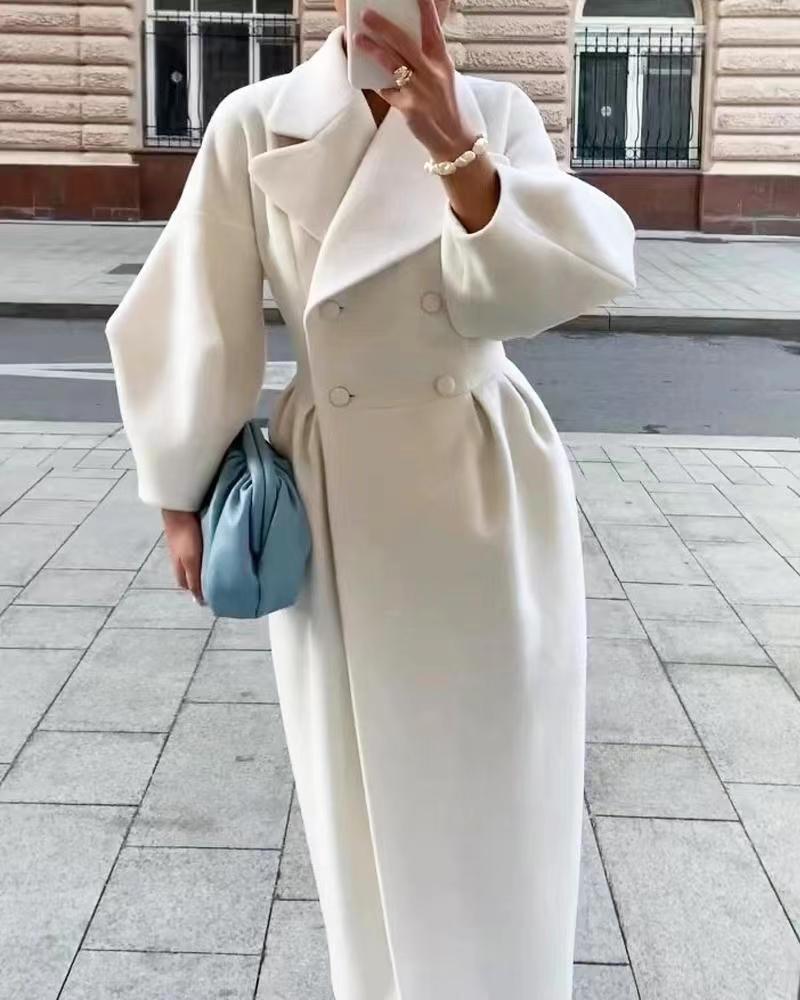 Lantern Sleeves Lapel Jacket