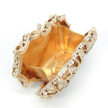 Hollow Rose Diamond Clutch