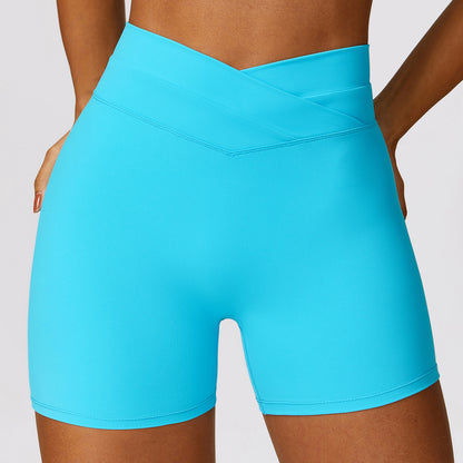 Cross High-waisted Shorts