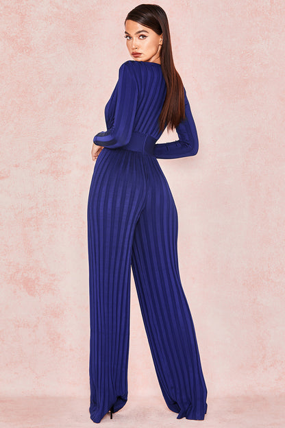 Fitted Long Bandage Jumpsuit