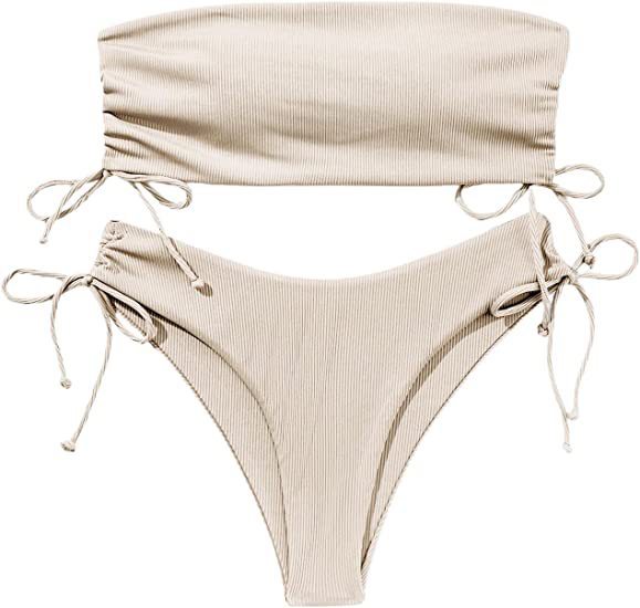 Drawstring Tube Bikini