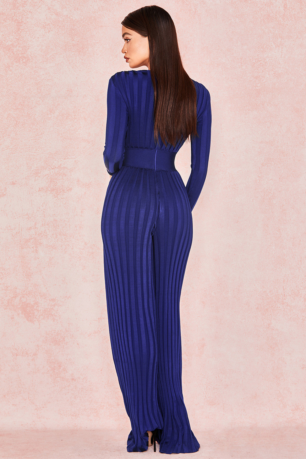Fitted Long Bandage Jumpsuit