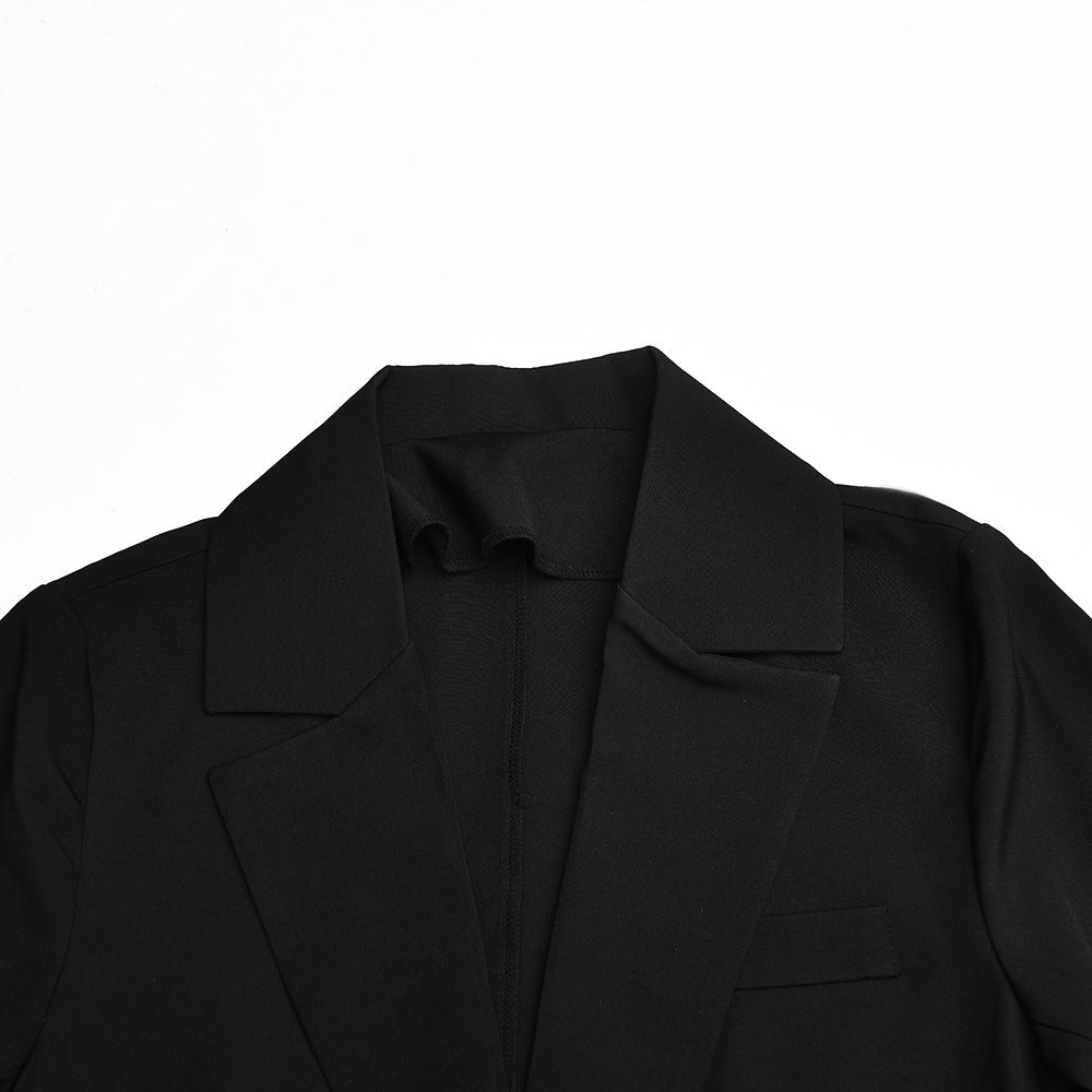 Belted Slim Fit Blazer