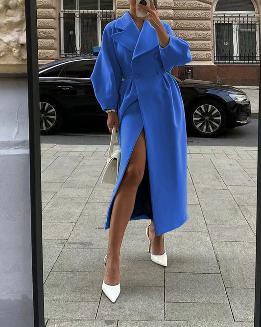 Lantern Sleeves Lapel Jacket
