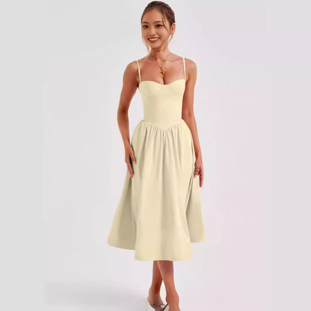 Retro Long Court Style Dress