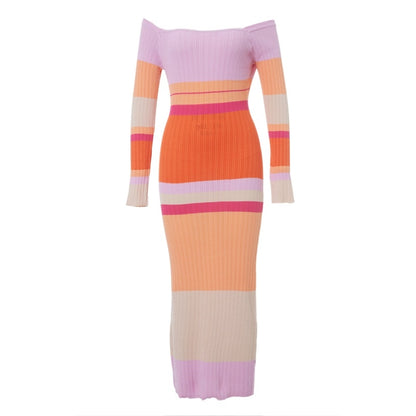 Knitted Striped Dress