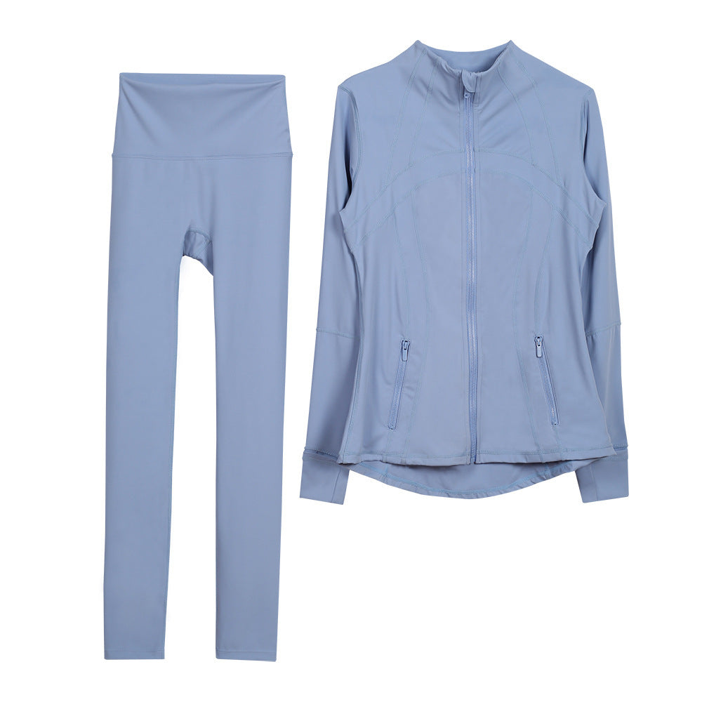 Sports jacket legging Set light blue