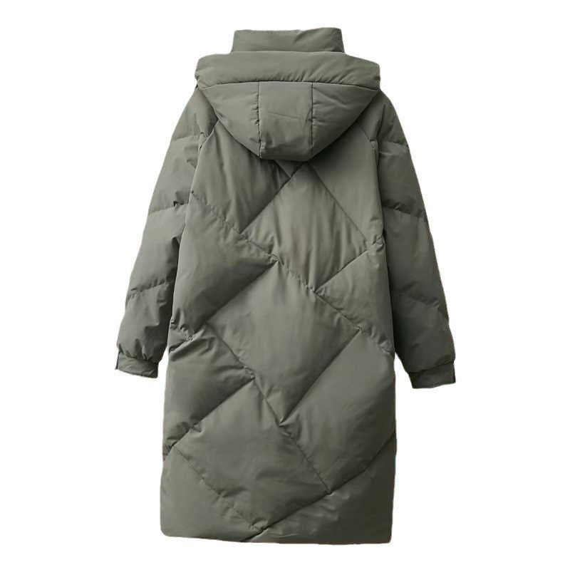 Mid-length Cotton-padded Thick Coat