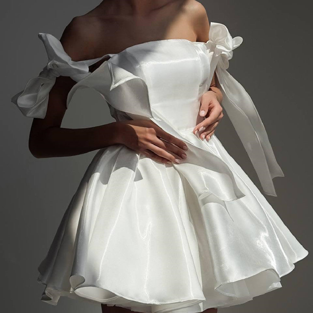 Bow Strapless Dress