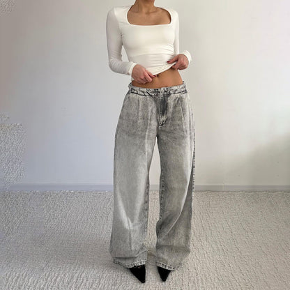 Adjustable Vintage Wash Demin