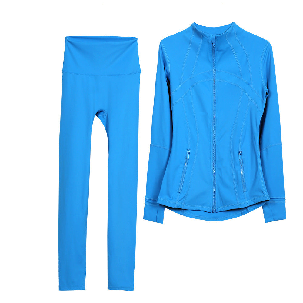 Sports jacket legging Set blue