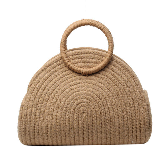 Urban Simple Holiday Casual Woven Bag