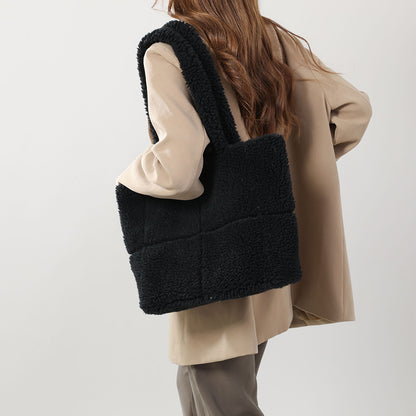 Lamb Wool Shoulder Bag