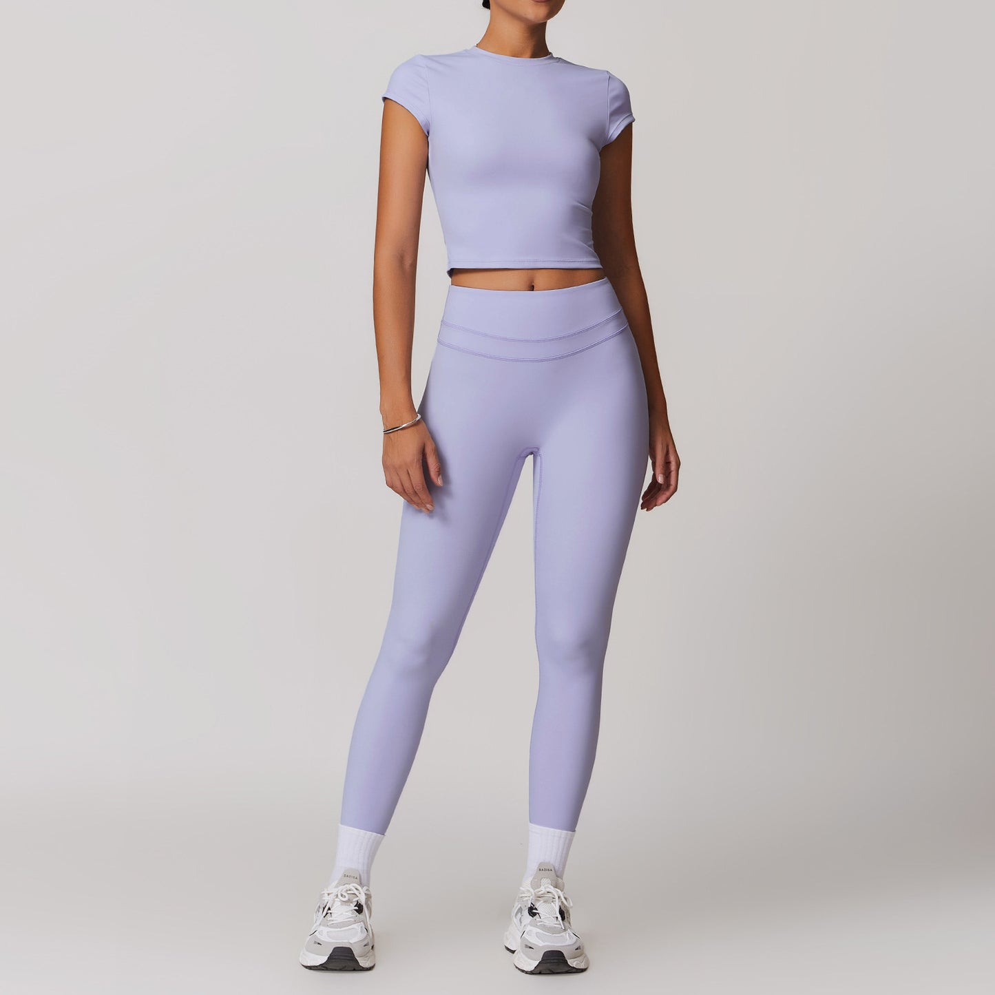 Stretch Brushed Short Sleeve Set