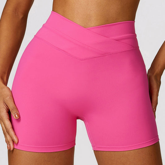 Cross High-waisted Shorts