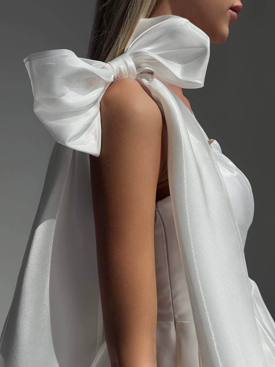 Bow Strapless Dress