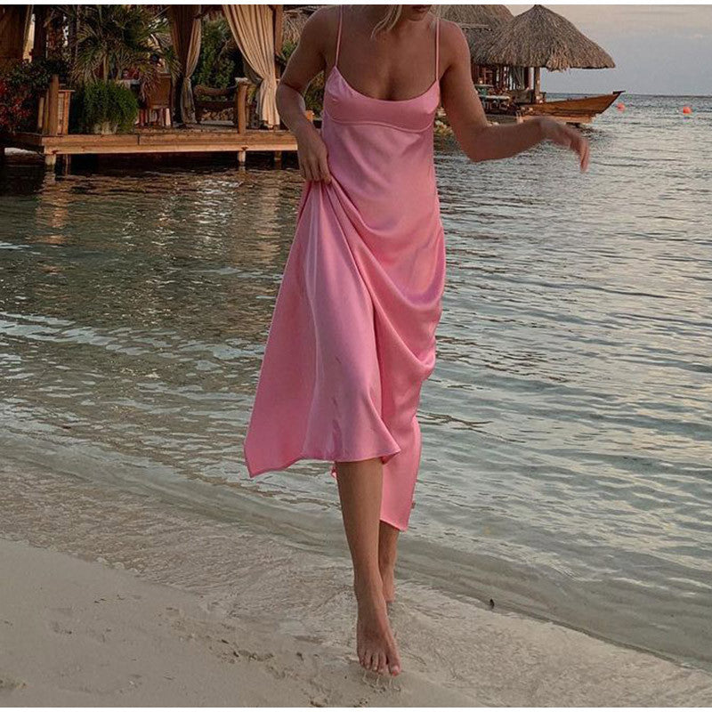 Strappy Cami Long Dress