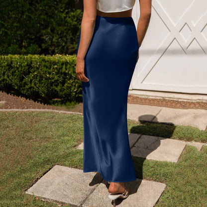 Silky Textured Skirt
