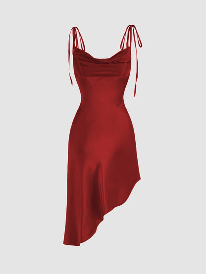 Suspenders Satin Dress