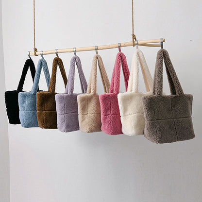 Lamb Wool Shoulder Bag