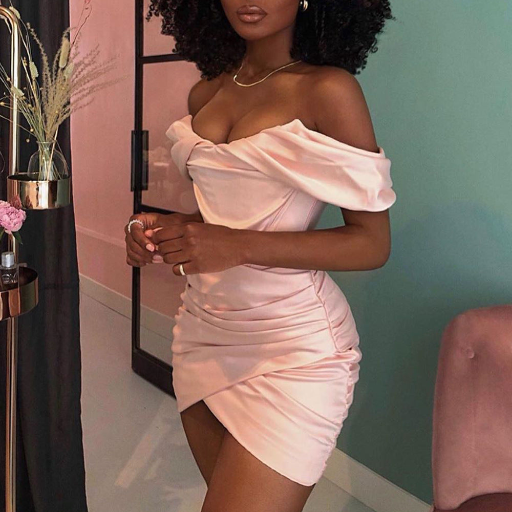 Tube Off Shoulder Mini Dress