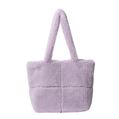 Lamb Wool Shoulder Bag