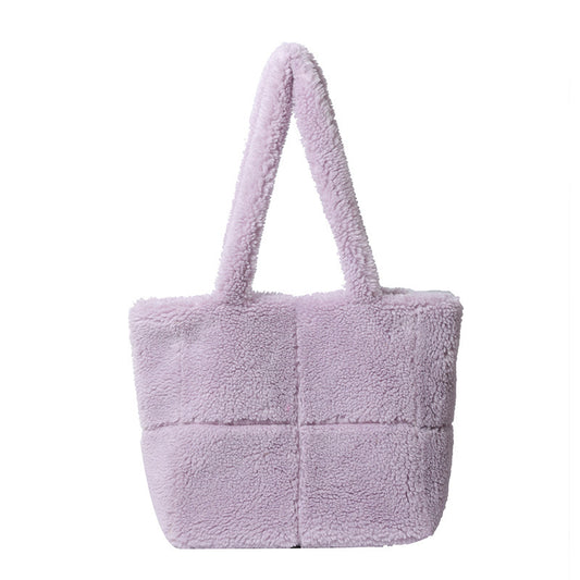 Lamb Wool Shoulder Bag