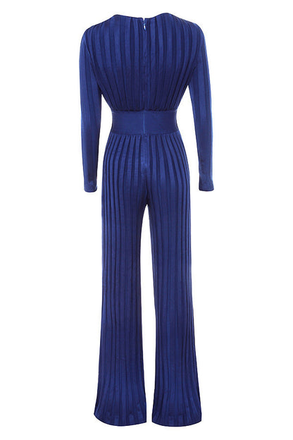 Fitted Long Bandage Jumpsuit