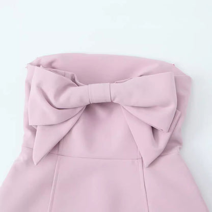 Bowknot Tube Dress
