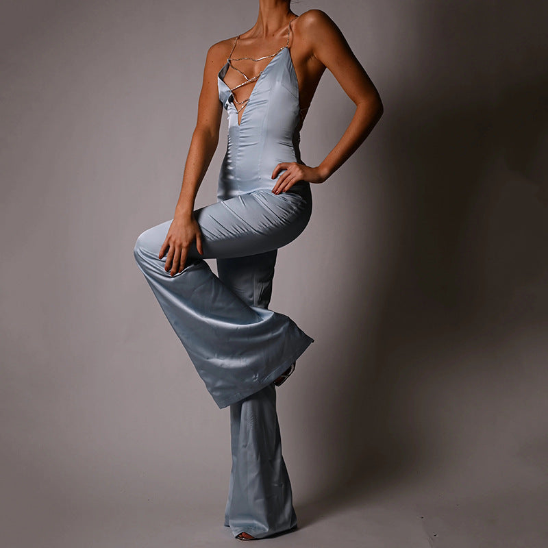 Diamond Strap Design Romper
