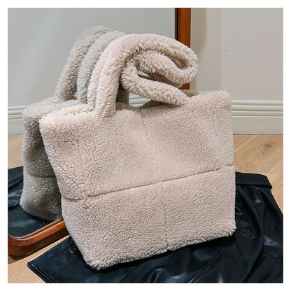 Lamb Wool Shoulder Bag