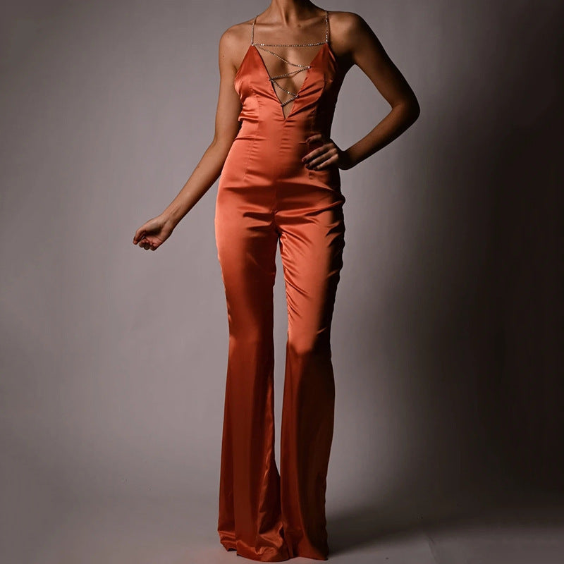 Diamond Strap Design Romper