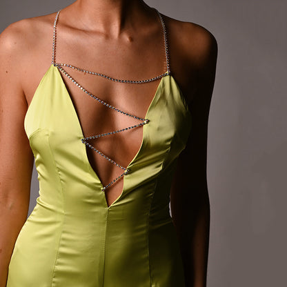 Diamond Strap Design Romper