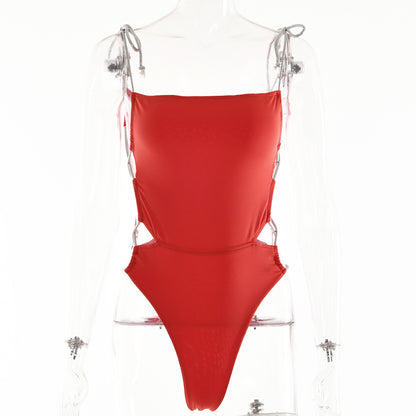 Low Cut Lacing One-Piece
