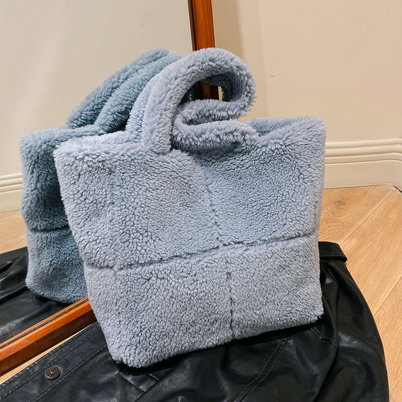 Lamb Wool Shoulder Bag