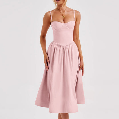 Retro Long Court Style Dress
